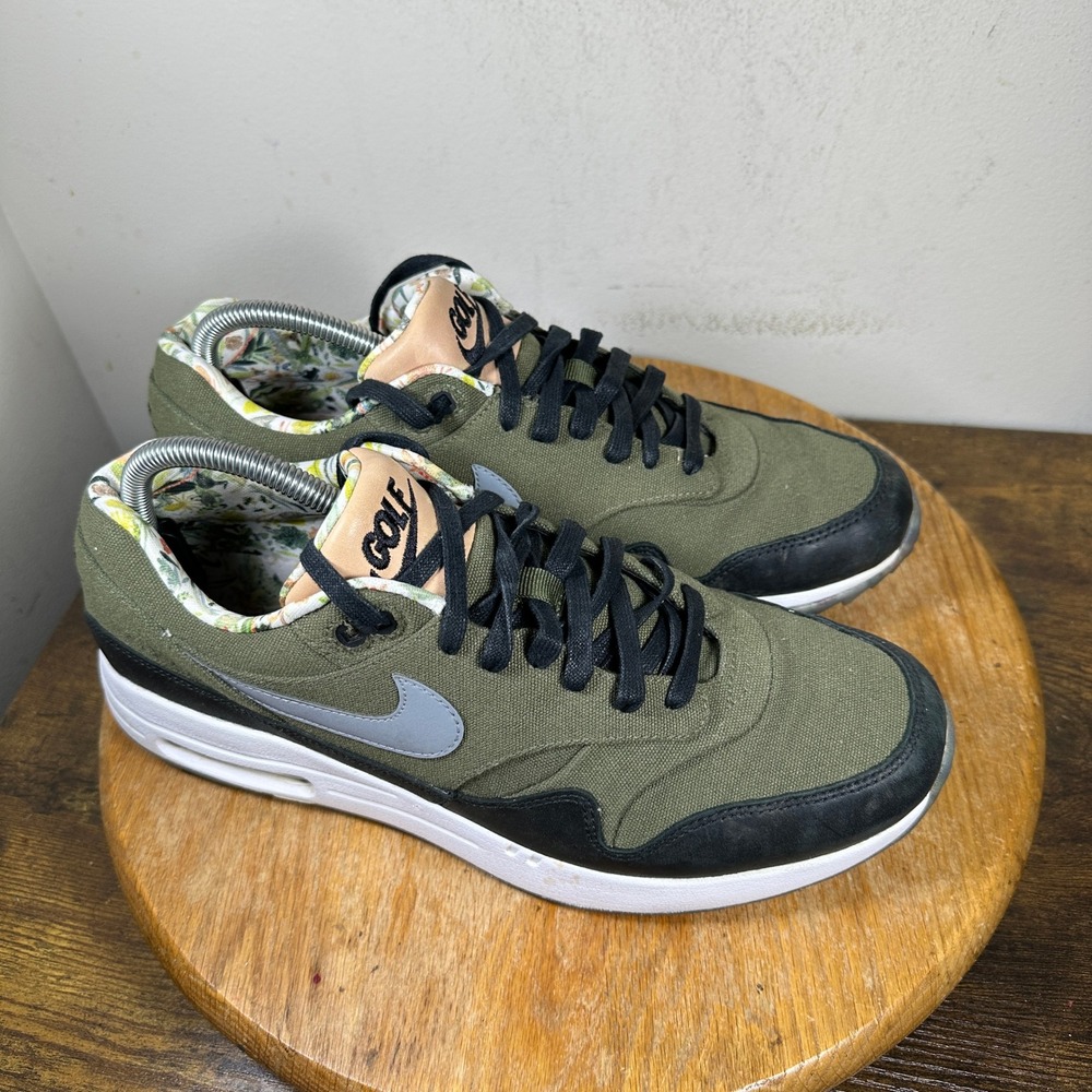 Nike Air Max 1 G NRG Enemies Golf Shoes Mens 10 Cargo Khaki Black CJ9903-308